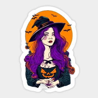 Halloween Witches Sticker